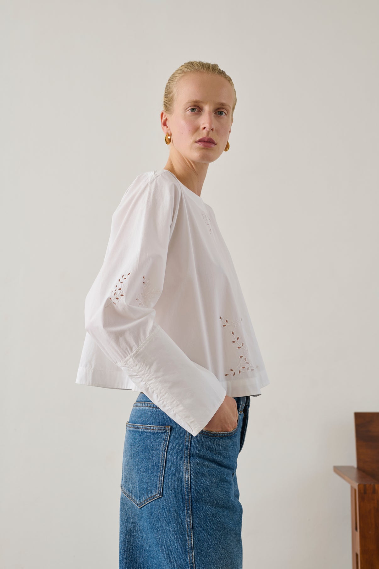 Blouse Hansel - Blanc - Coton - Femme vue 2