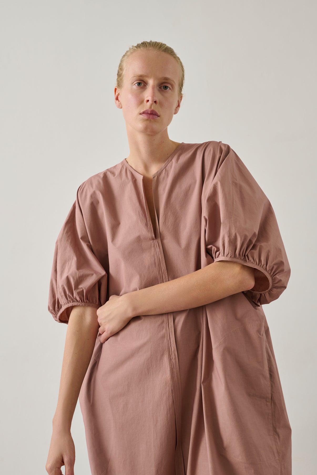 Robe Alger - Rose Brun - Coton - Femme vue 4